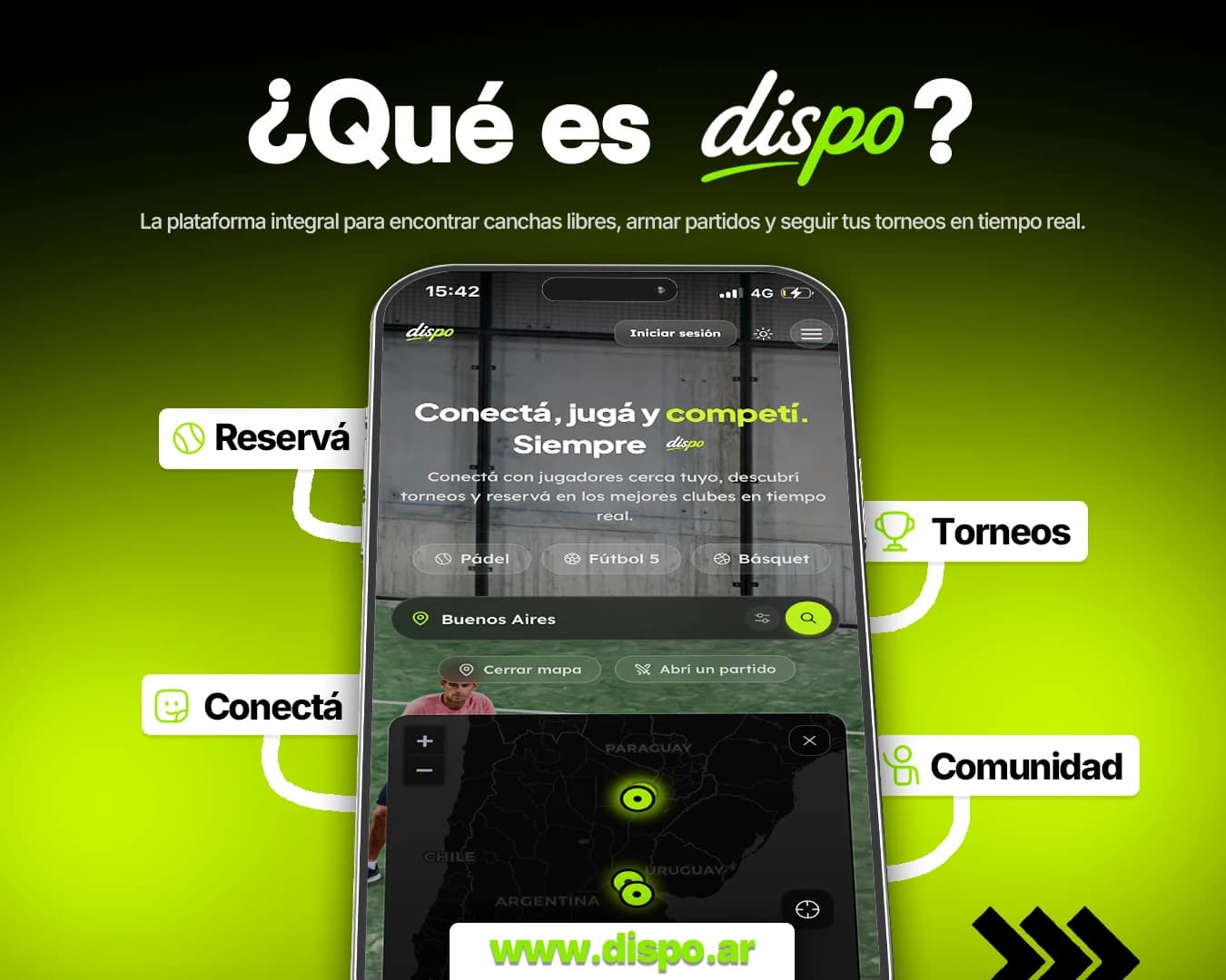 Dispo · Concepto General & UI