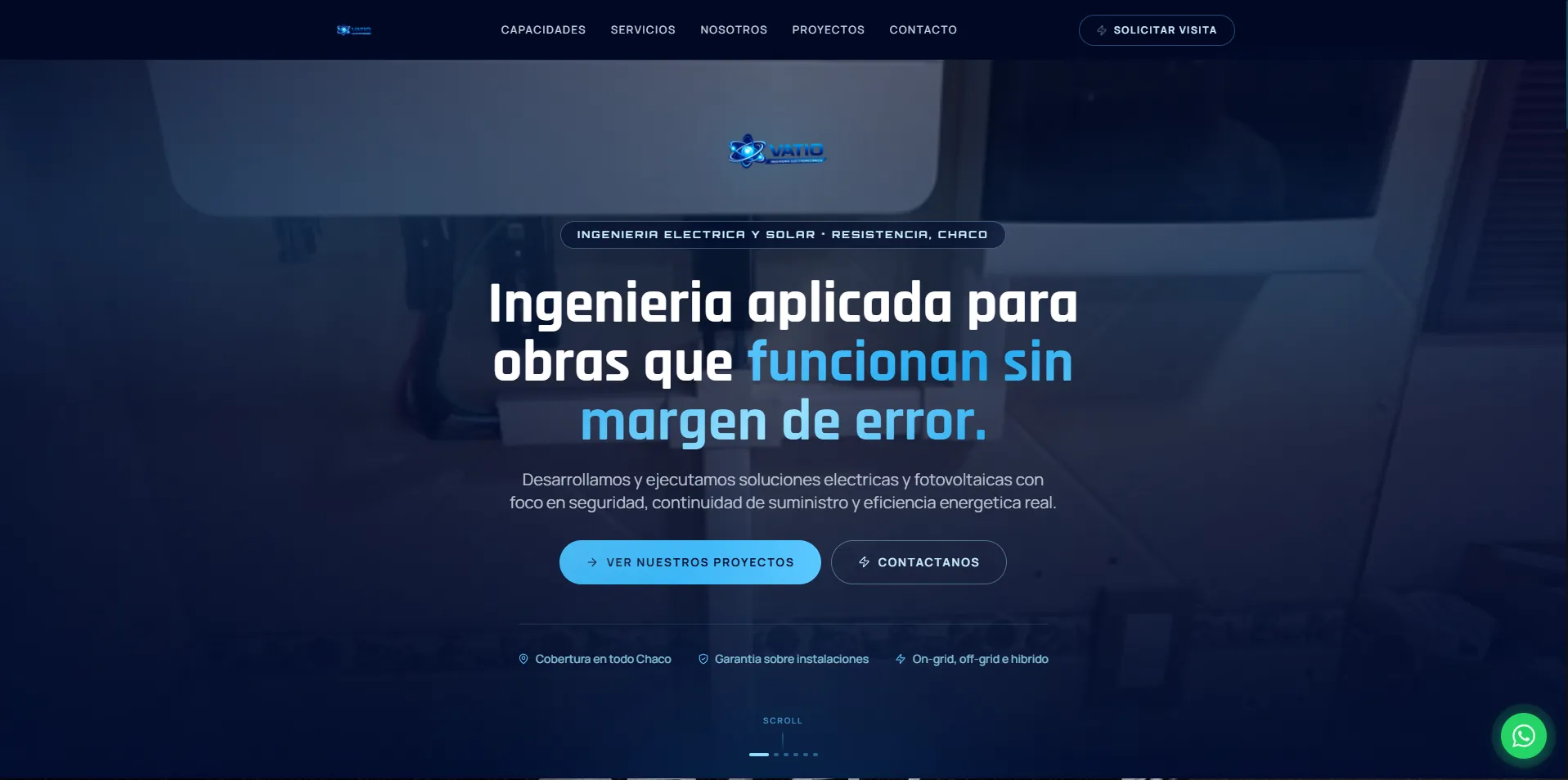 Vista de Vatio Energía